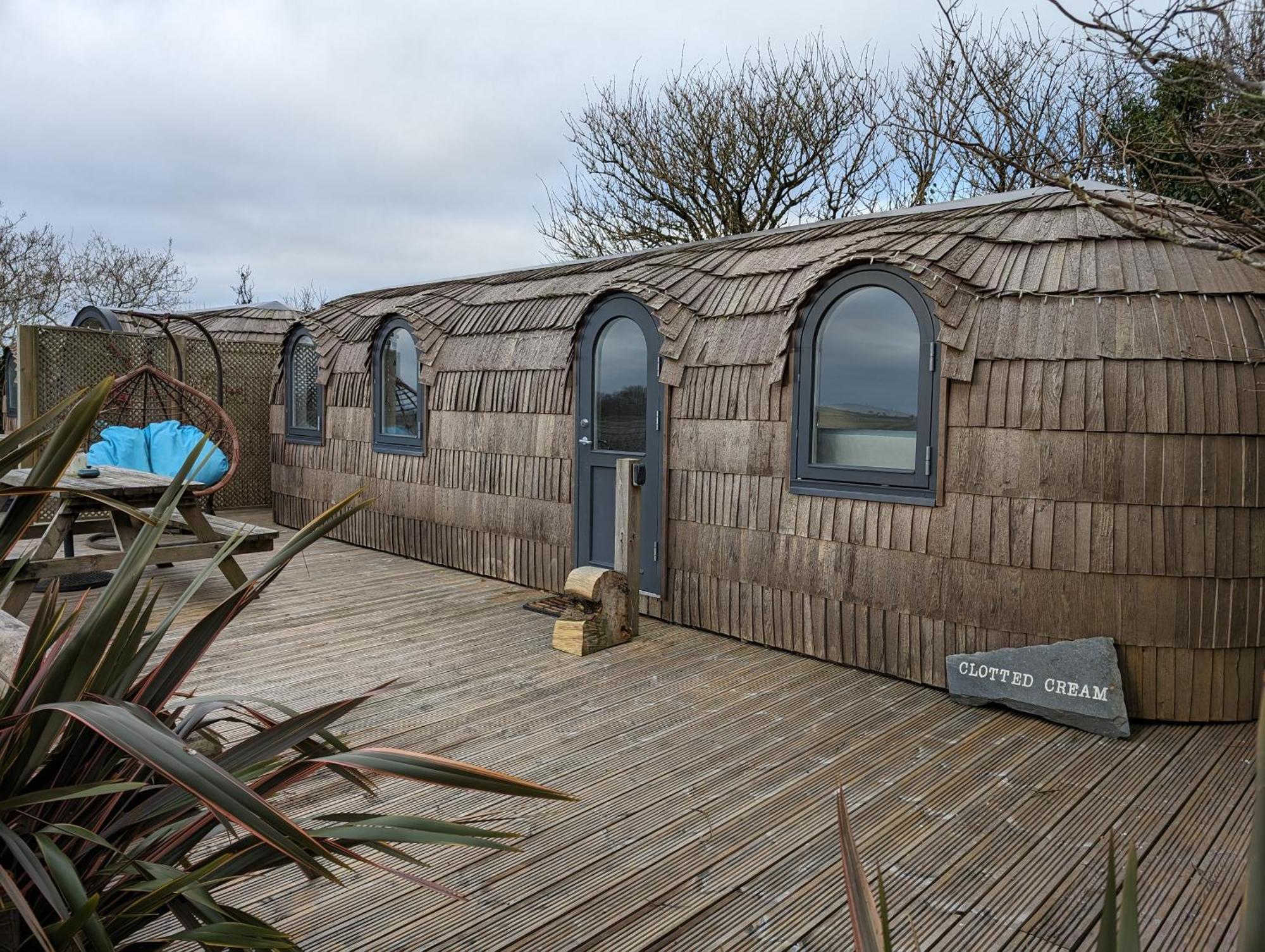 Clotted Cream -Lydcott Glamping, Cornish Sea Views Villa Looe Exterior photo